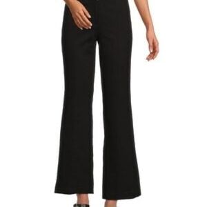 Calvin Klein Women's Pull-on Black Slight Flare Pants